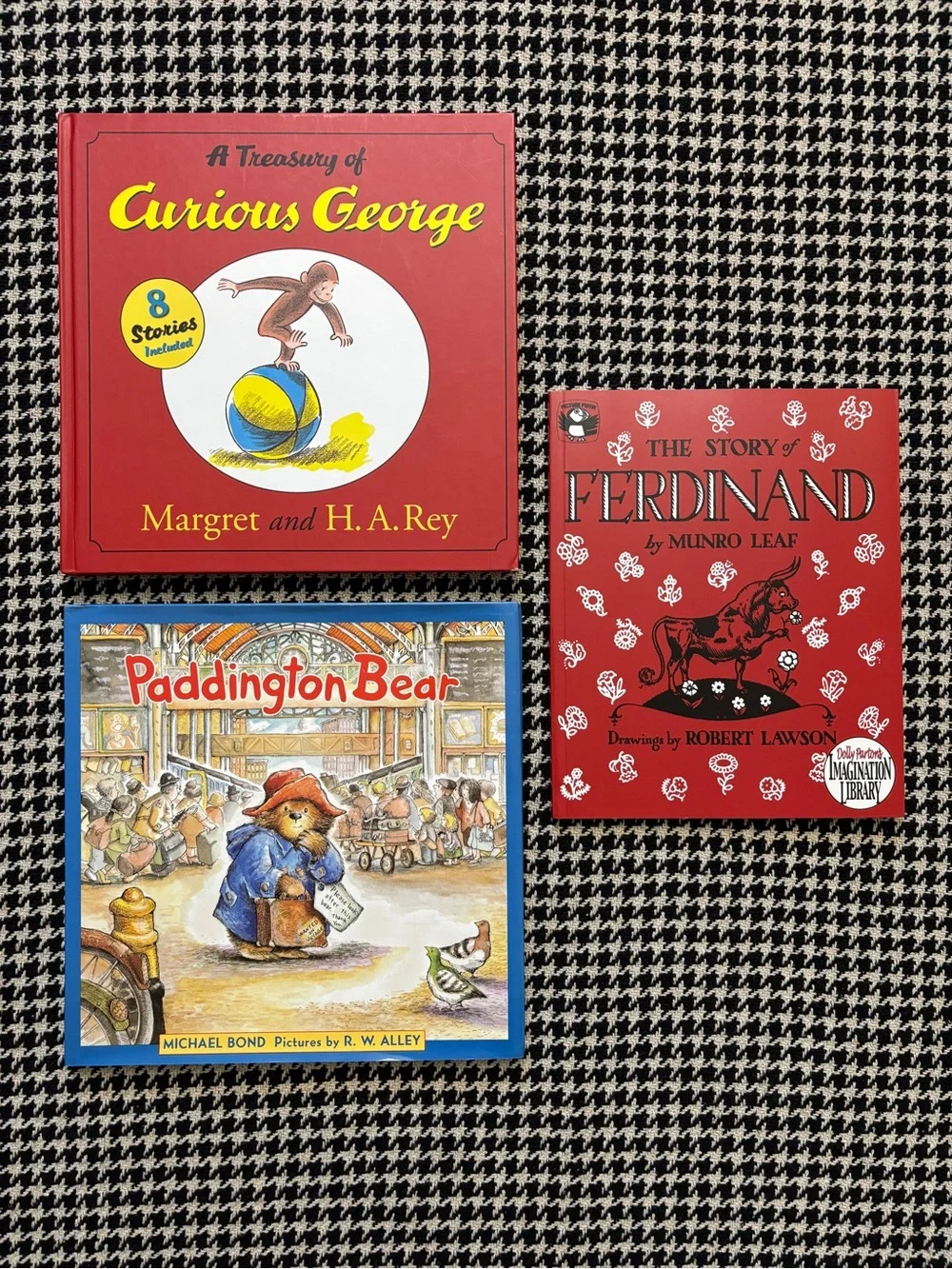 Classic Children’s Book Bundle | Curious George Paddington Bear Ferdinand